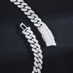3D Miami Cuban Link Prong Chain Necklace – Iced Out