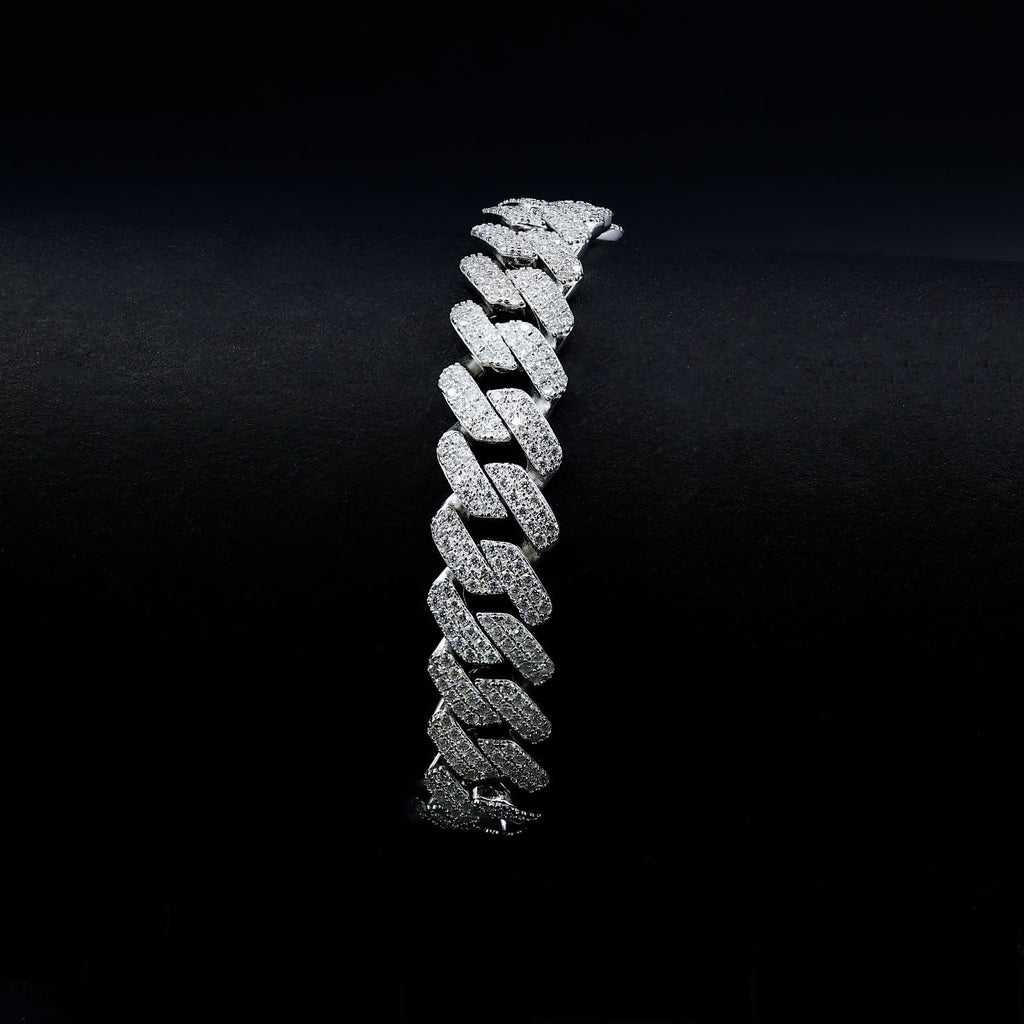 Moissanite Everyday Wear Cuban Bracelet – Iced Out
