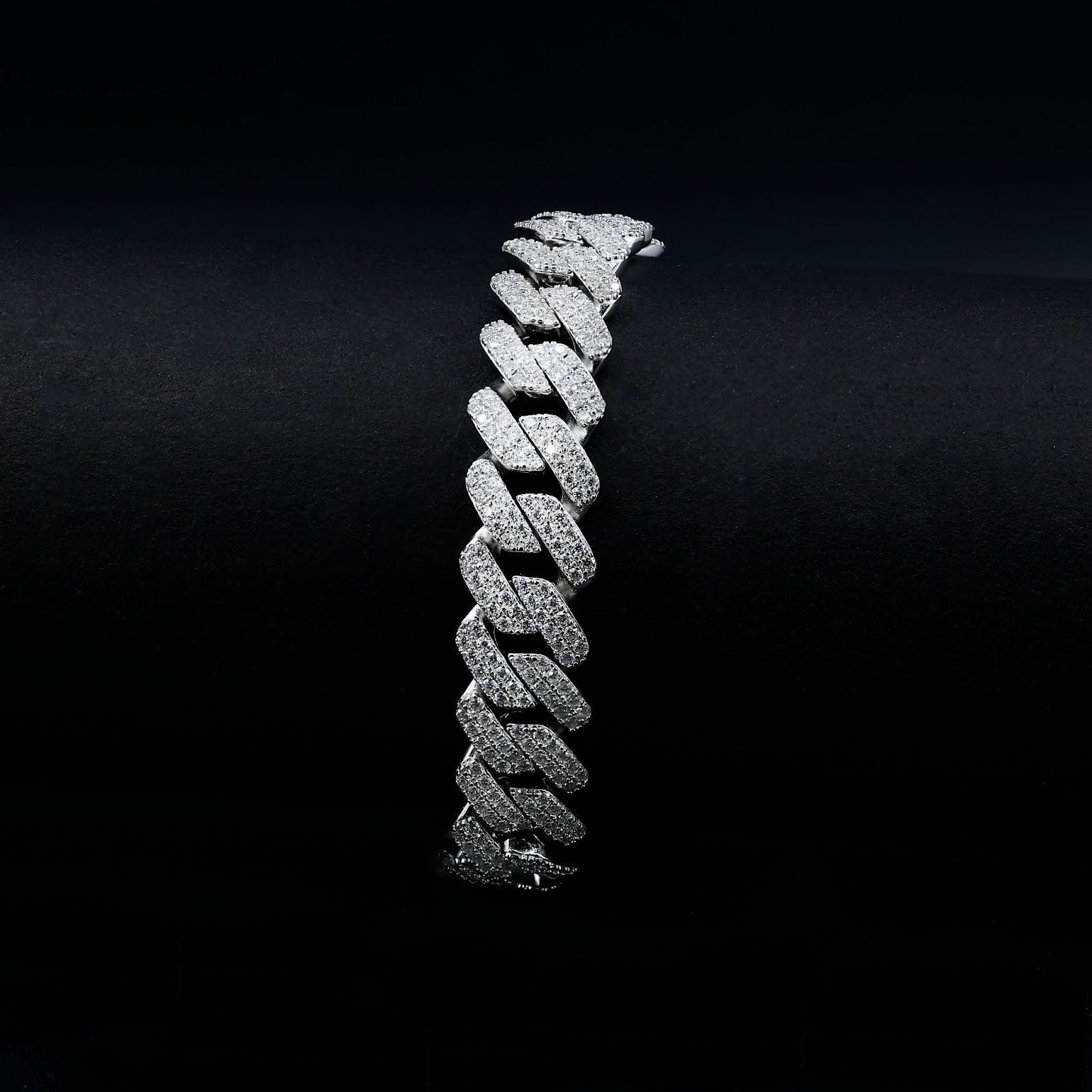 Moissanite Everyday Wear Cuban Bracelet – Iced Out