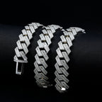 Moissanite Square Baguette Cuban Link Chain – Iced Out