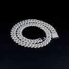 Moissanite Square Baguette Cuban Link Chain – Iced Out