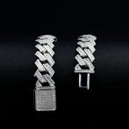 Moissanite Square Baguette Cuban Link Chain – Iced Out