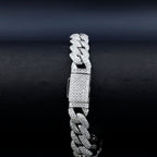 Moissanite Miami Cuban Link Prong Bracelet – Iced Out